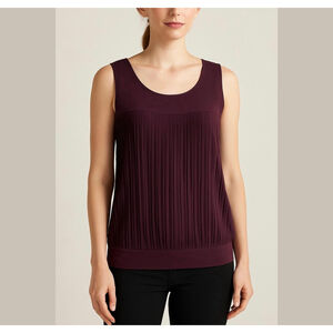 Loft LOFT cotton blend sleeveless blouse Sz M